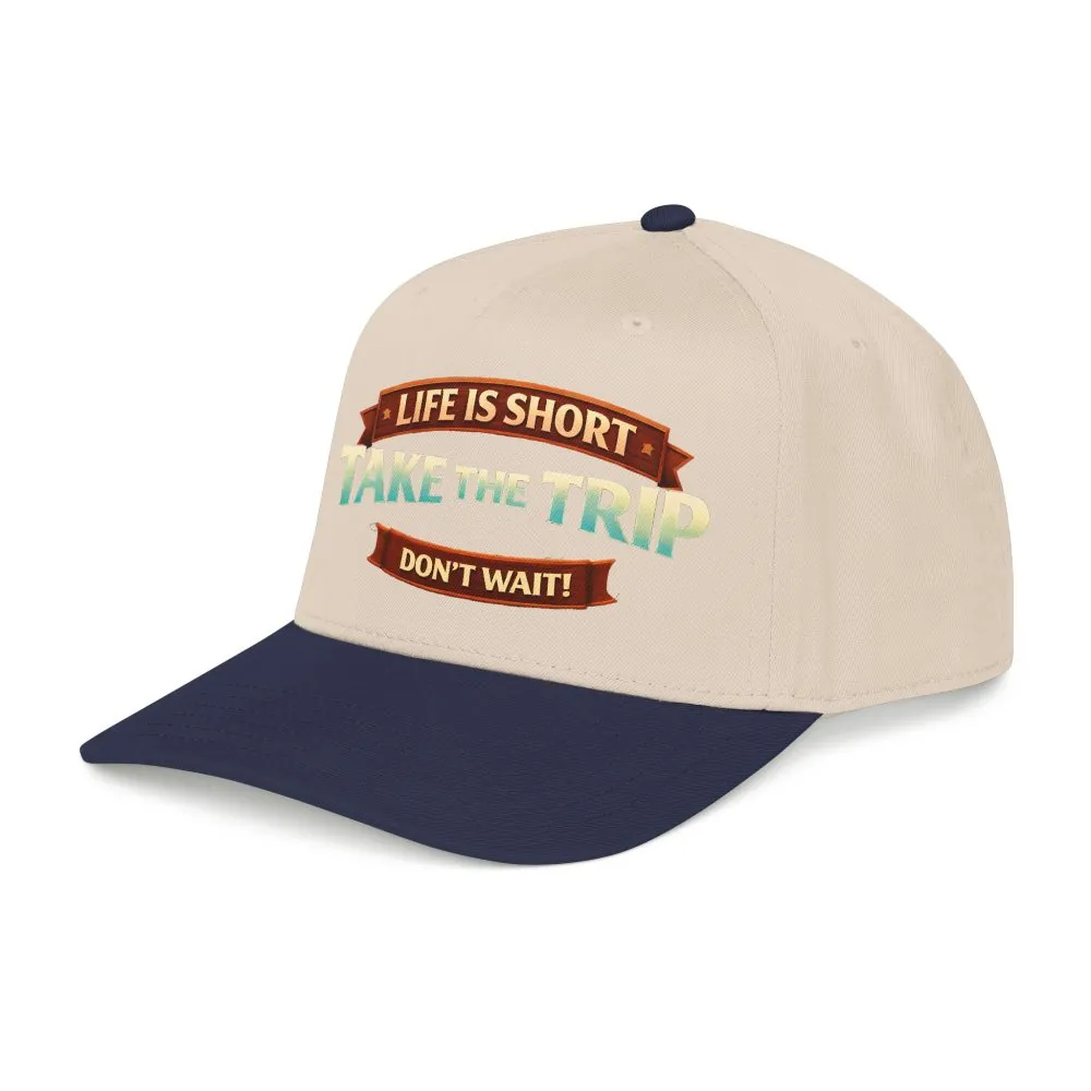 3292191867314888331_2048.jpeg Baseball Cap - "Live Is Short Take The Trip" Design Scenic-Line