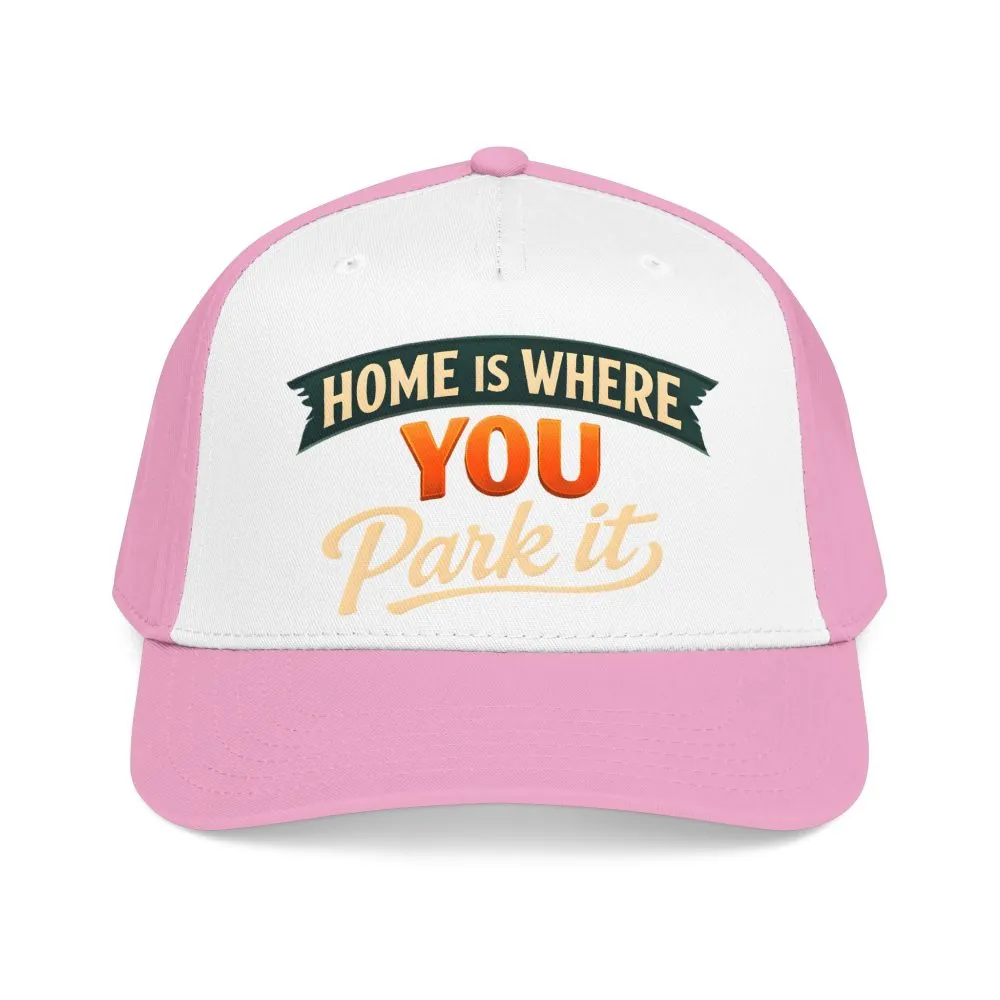Baseball Cap - "Home Is where You Park It" Design Scenic-Line