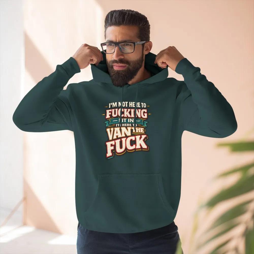 3322270157518619113_2048.jpeg Three-Panel Fleece Hoodie - "I´m Not Here To Fucking Fit In" Design F**K-Line