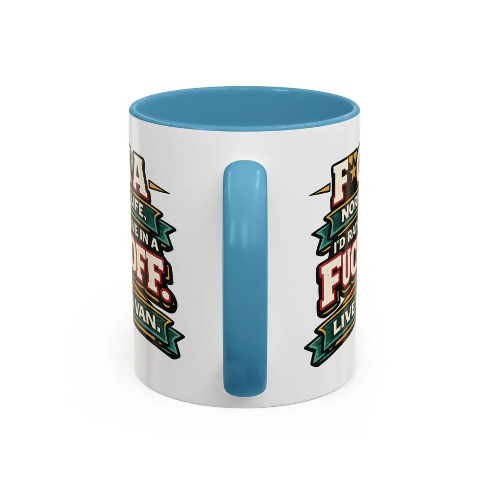 3322684492246864406_2048.jpeg Accent Coffee Mug (11, 15oz) — "Fuck A Normal Life" Design F**K-Line
