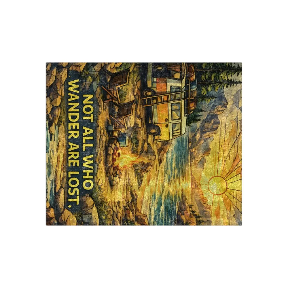 3360741756139249451_2048.jpeg Crushed Velvet Blanket —"Not All Who Wander Are Lost" Design Cubic-Line