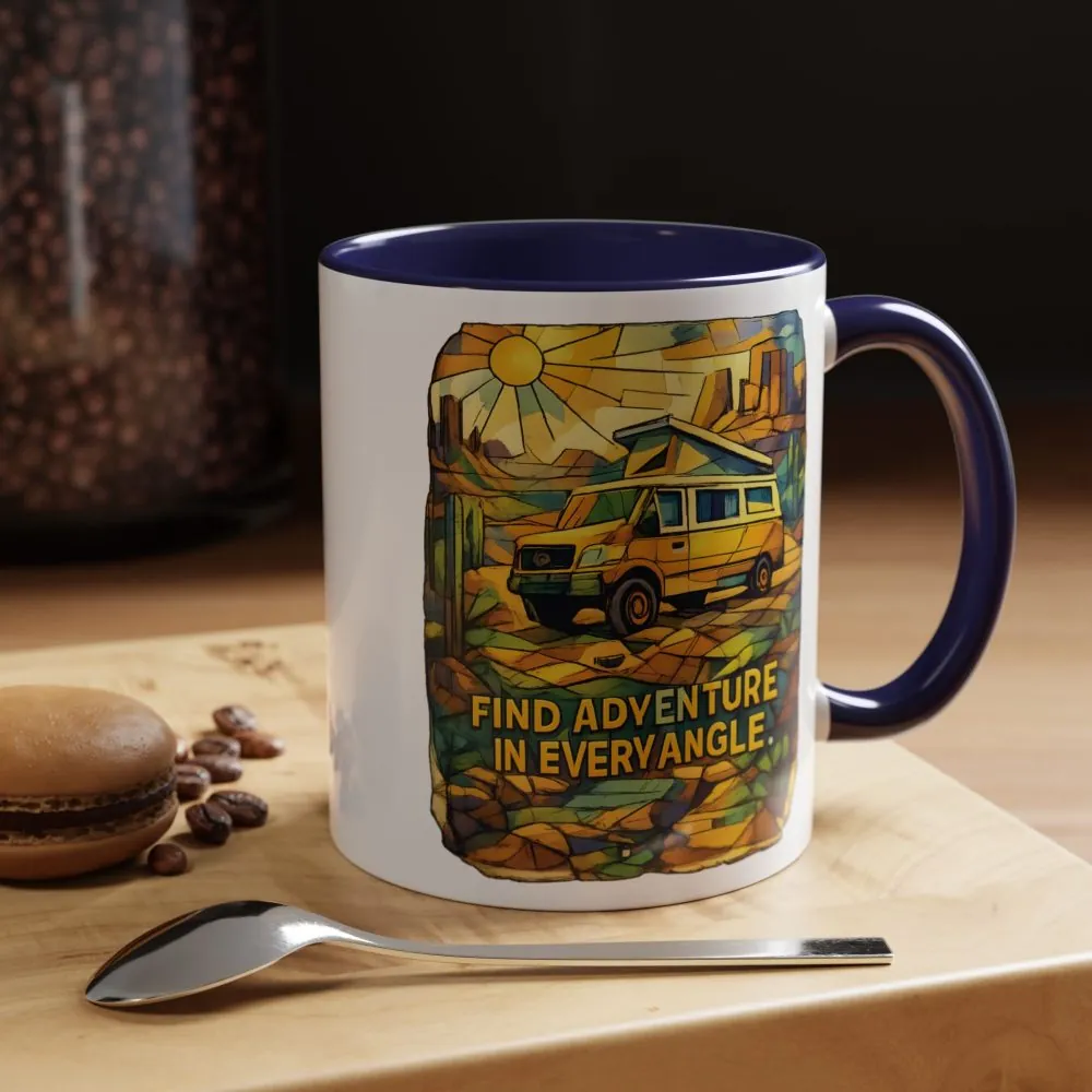 3361192906103546624_2048.jpeg Accent Coffee Mug (11, 15oz) — "Find Adventure In Every Corner" Design Cubic-Line
