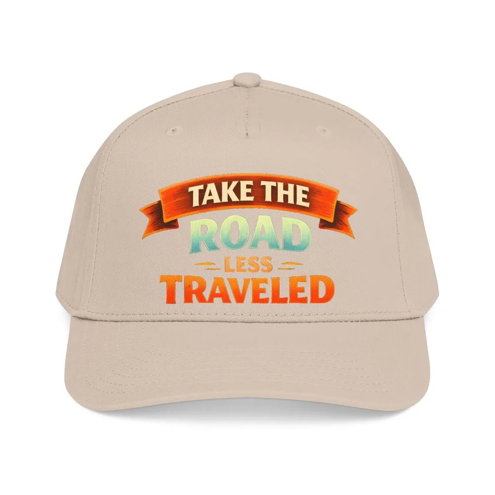 Baseball Cap - "Take The Road Less Traveled" Design Scenic-Line