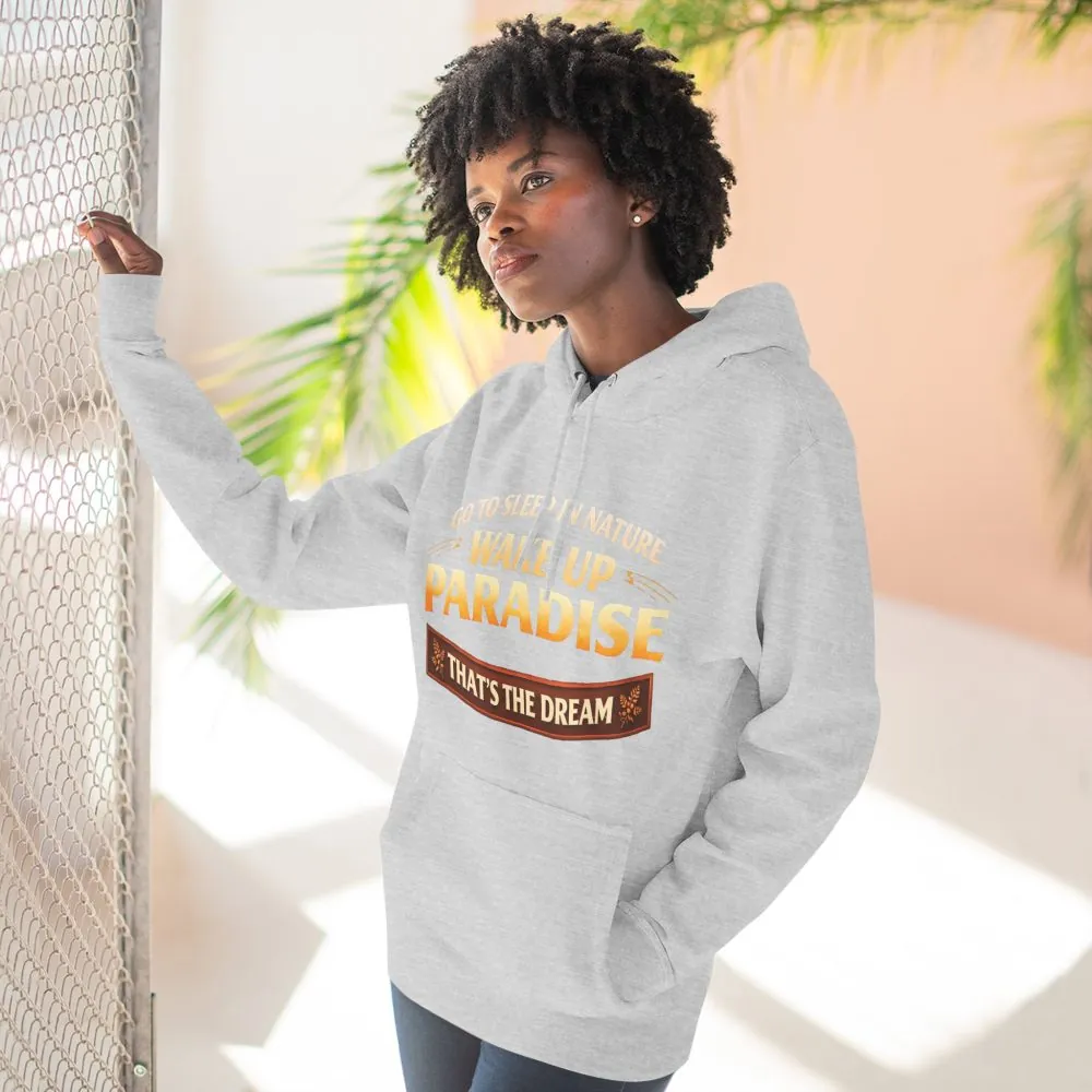 3371454242039922919_2048.jpeg Three-Panel Fleece Hoodie - "Go To Sleep In Nature " Design Scenic-Line