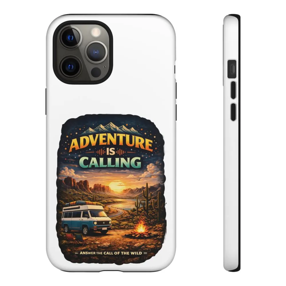 Phone Case — "Adventure Is Calling" (Design Scenic-Line)