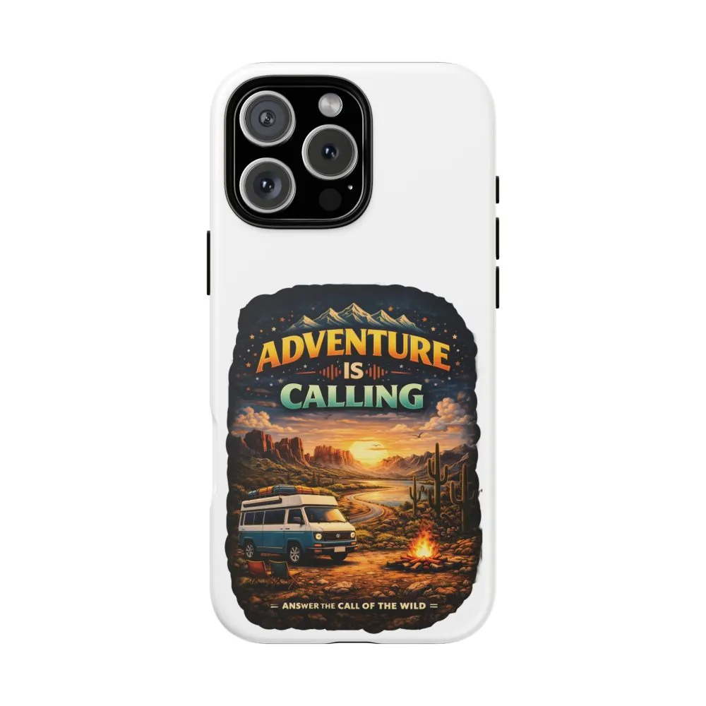 Phone Case — "Adventure Is Calling" (Design Scenic-Line)