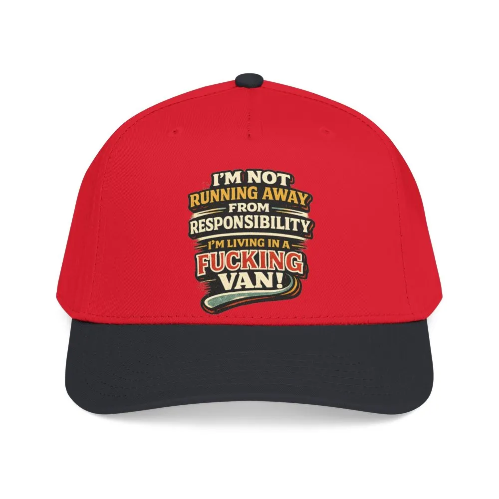 3420224270343193064_2048.jpeg Baseball Cap - "I`m Not running Away" Design F**K-Line