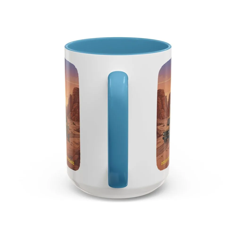 3421410978087056732_2048.jpeg Accent Coffee Mug (11, 15oz) — "Desert Dreams Dusty Roads" Design Sitcom-Line
