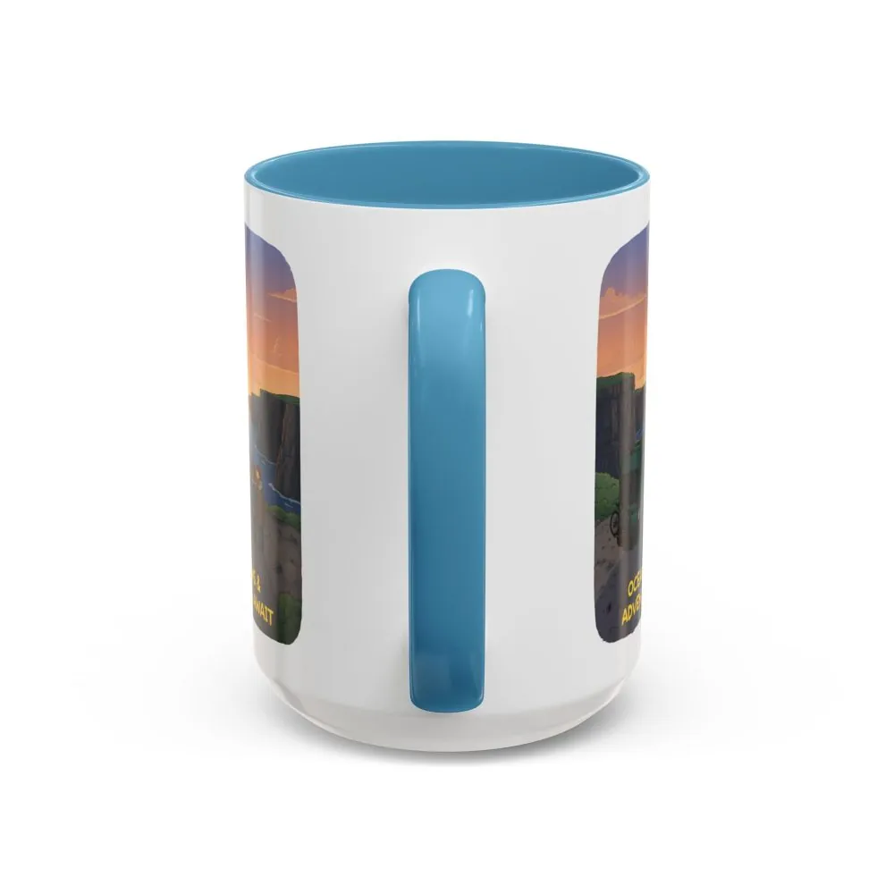 3423062264140585255_2048.jpeg Accent Coffee Mug (11, 15oz) — "Ocean Views-Adventures Awaits" Design Sitcom-Line