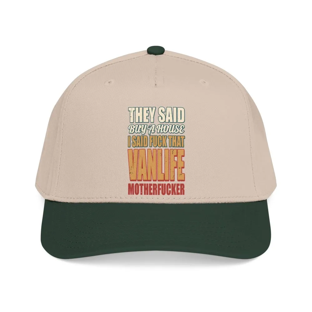 3440999439334745647_2048.jpeg Baseball Cap - "They Said Buy A House" Design F**K-Line