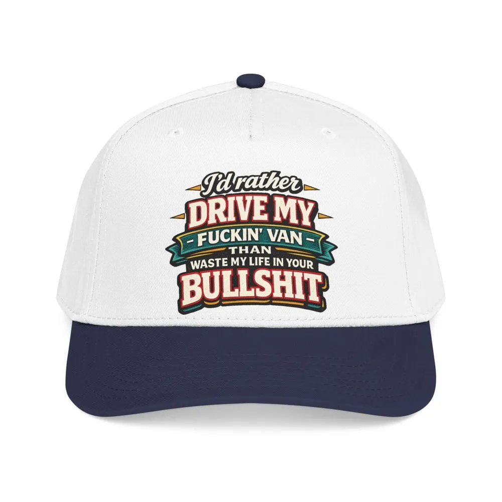 Baseball Cap - "I´d Rather Drive My Fucking Van" Design F**K-Line
