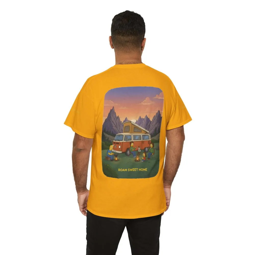 3464396641891966430_2048.jpeg Unisex Heavy Cotton Tee — "Roam Sweet Home" Design Sitcom-Line