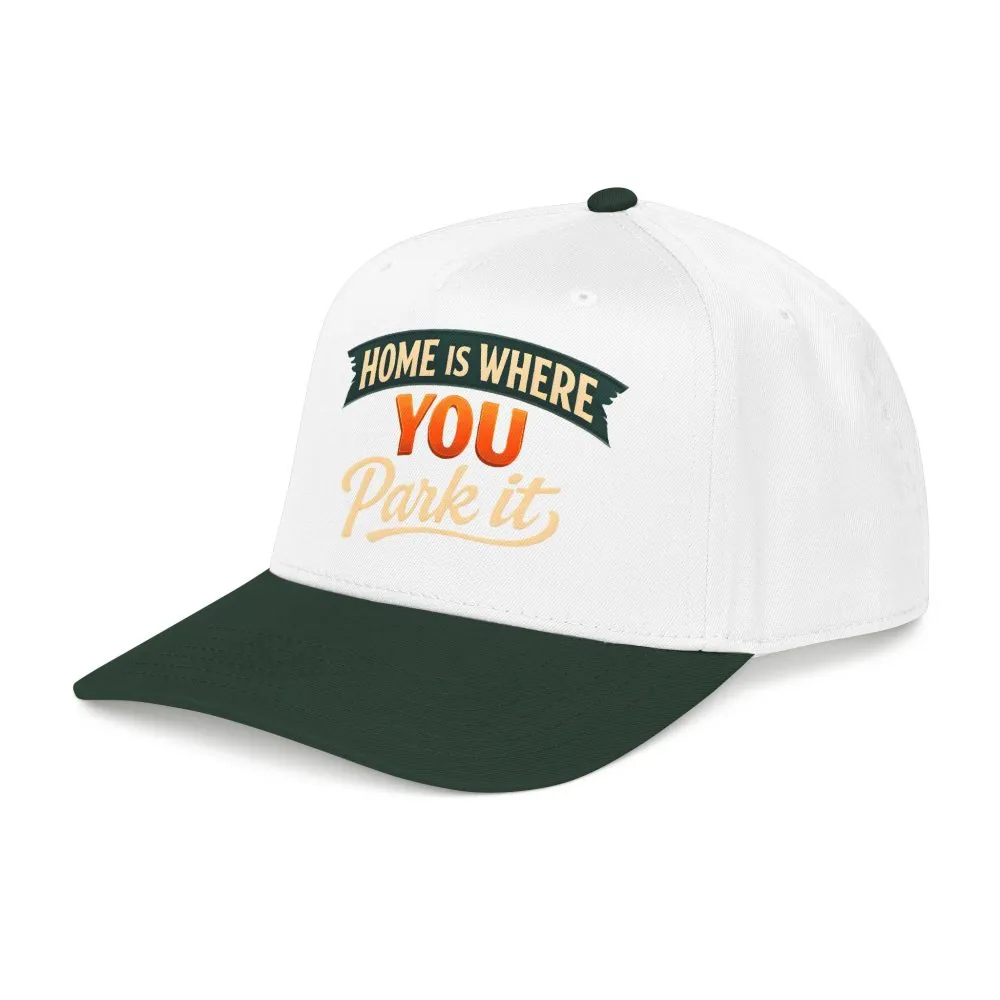 Baseball Cap - "Home Is where You Park It" Design Scenic-Line