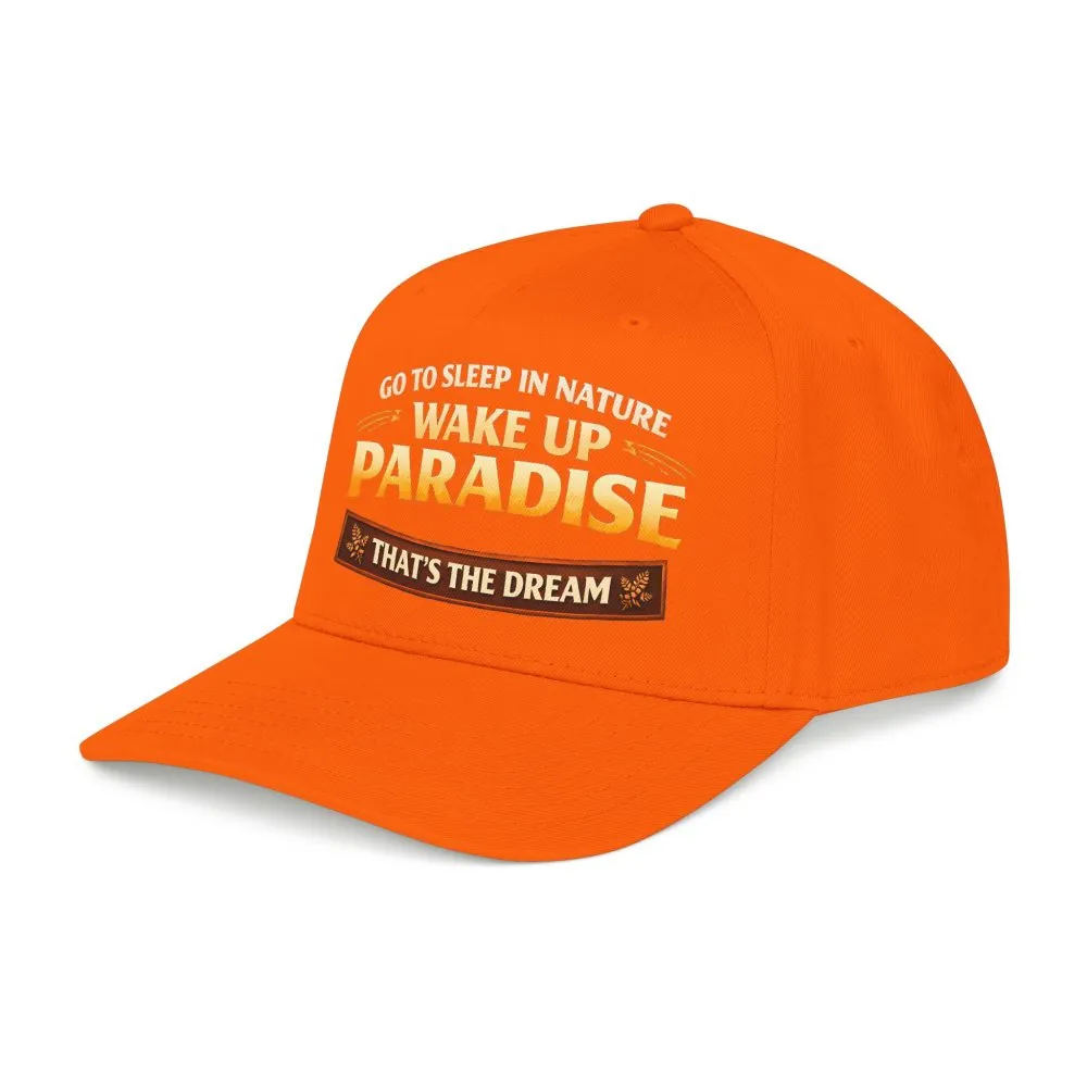 3502119116112776256_2048.jpeg Baseball Cap - "Go sleep Nature-Wake Up Paradise" Design Scenic-Line