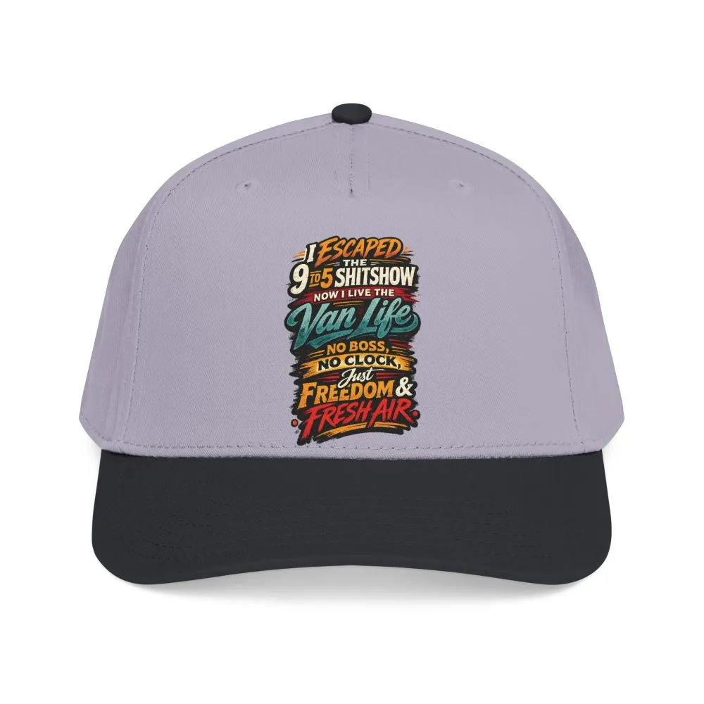 Baseball Cap - "I Escaped The 9 To 5" Design F**K-Line