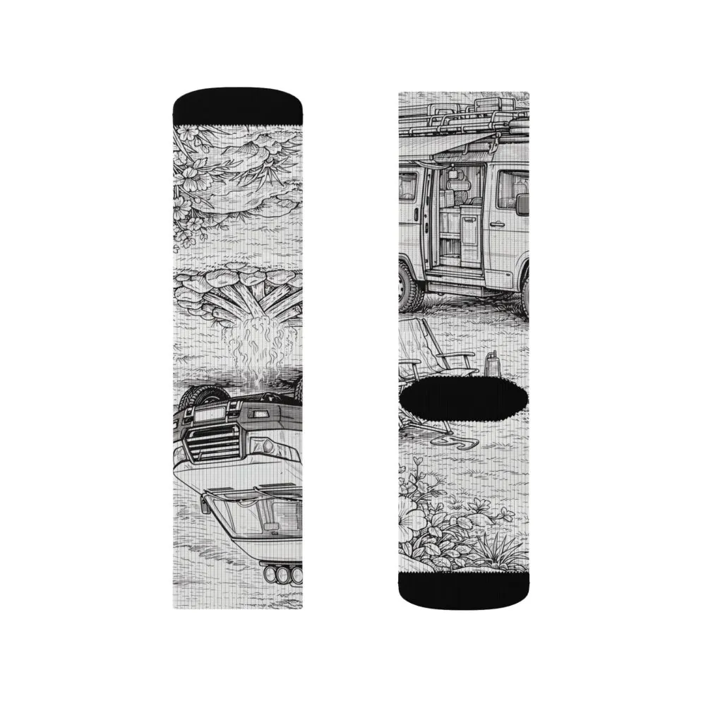 3513819172453091138_2048.jpeg Sublimation Socks — Retro Camper Roadtrip Crew Socks