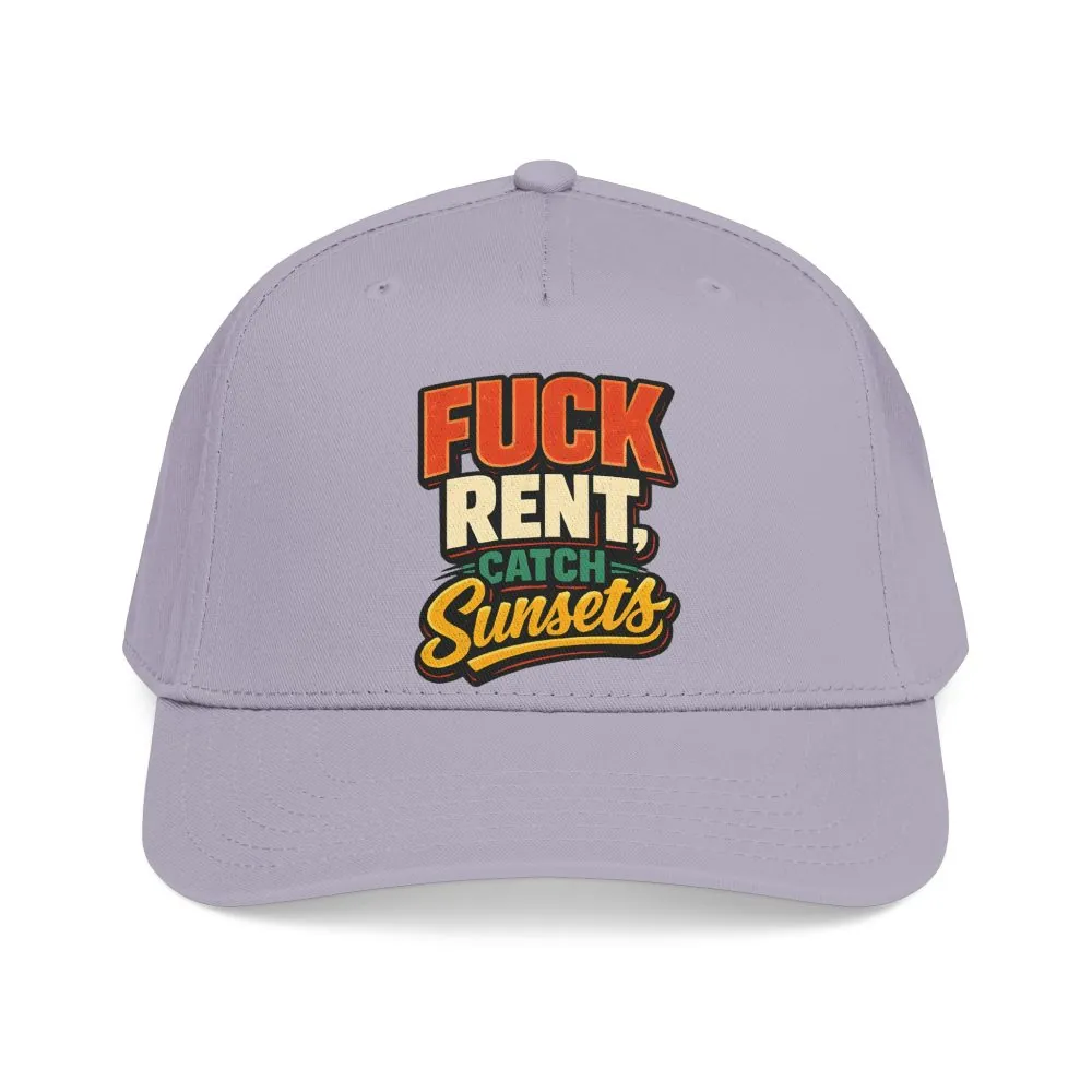 Baseball Cap - "Fuck Rent Catch Sunsets" Design F**K-Line