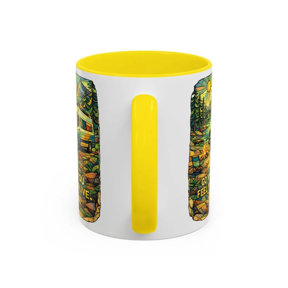 3566707535898207660_2048.jpeg Accent Coffee Mug (11, 15oz) — "Go Where You Feel Most Alive" Design Cubic-Line