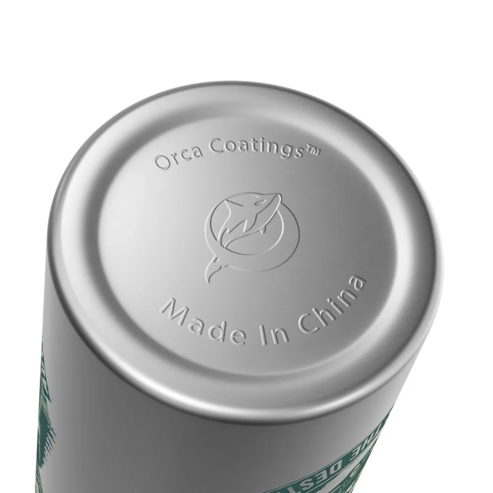 Stainless Steel Water Bottle with Straw –"Home Is Where You Park It-Adventure is the destination" Outdoor Logo 20oz