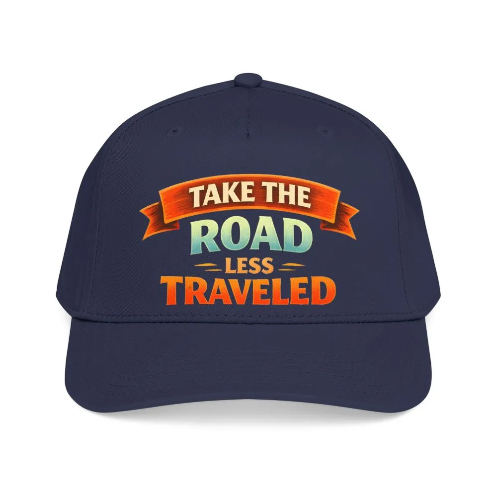 Baseball Cap - "Take The Road Less Traveled" Design Scenic-Line