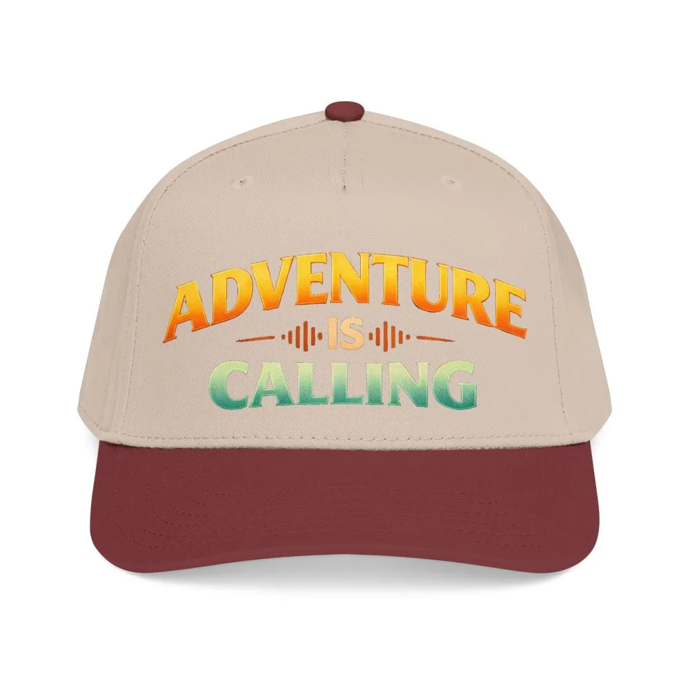 Baseball Cap - "Adventure Is Calling" Design Scenic-Line
