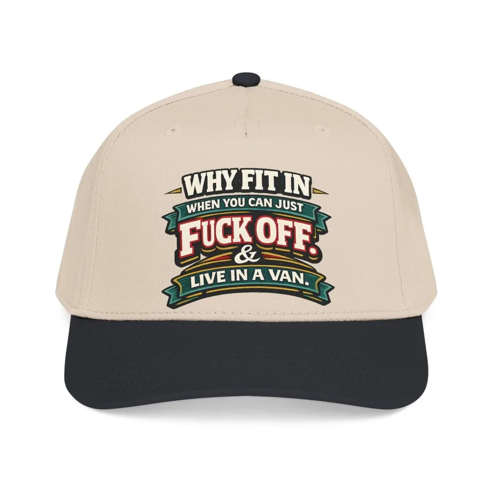 Baseball Cap - "Why Fit In" Design F**K-Line