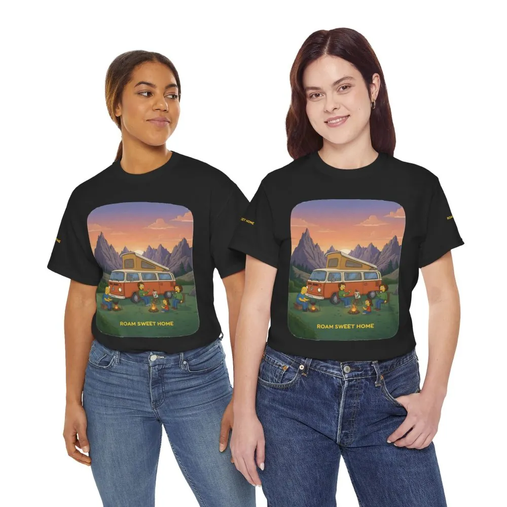 3645960430501545233_2048.jpeg Unisex Heavy Cotton Tee — "Roam Sweet Home" Design Sitcom-Line