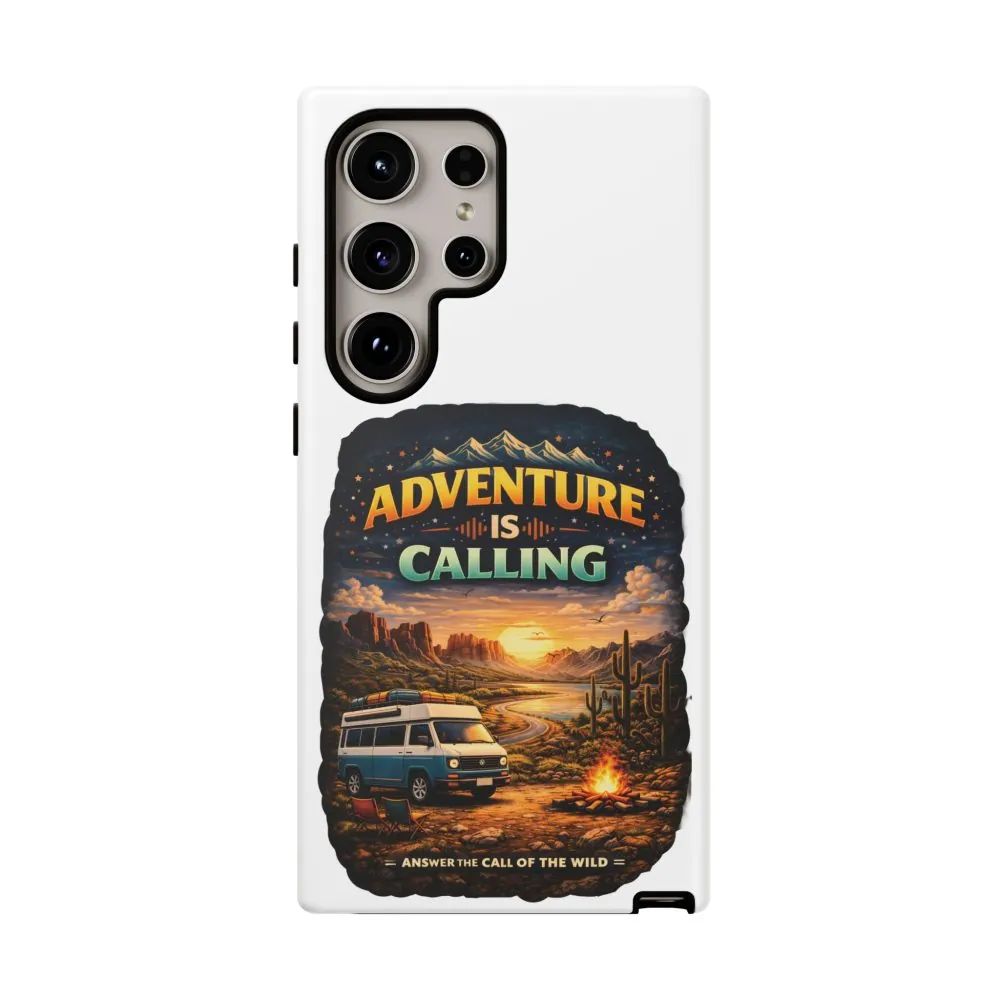 Phone Case — "Adventure Is Calling" (Design Scenic-Line)