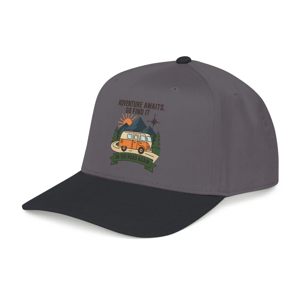 Baseball Cap - "Adventure Awaits" Outdoor Travel Hat