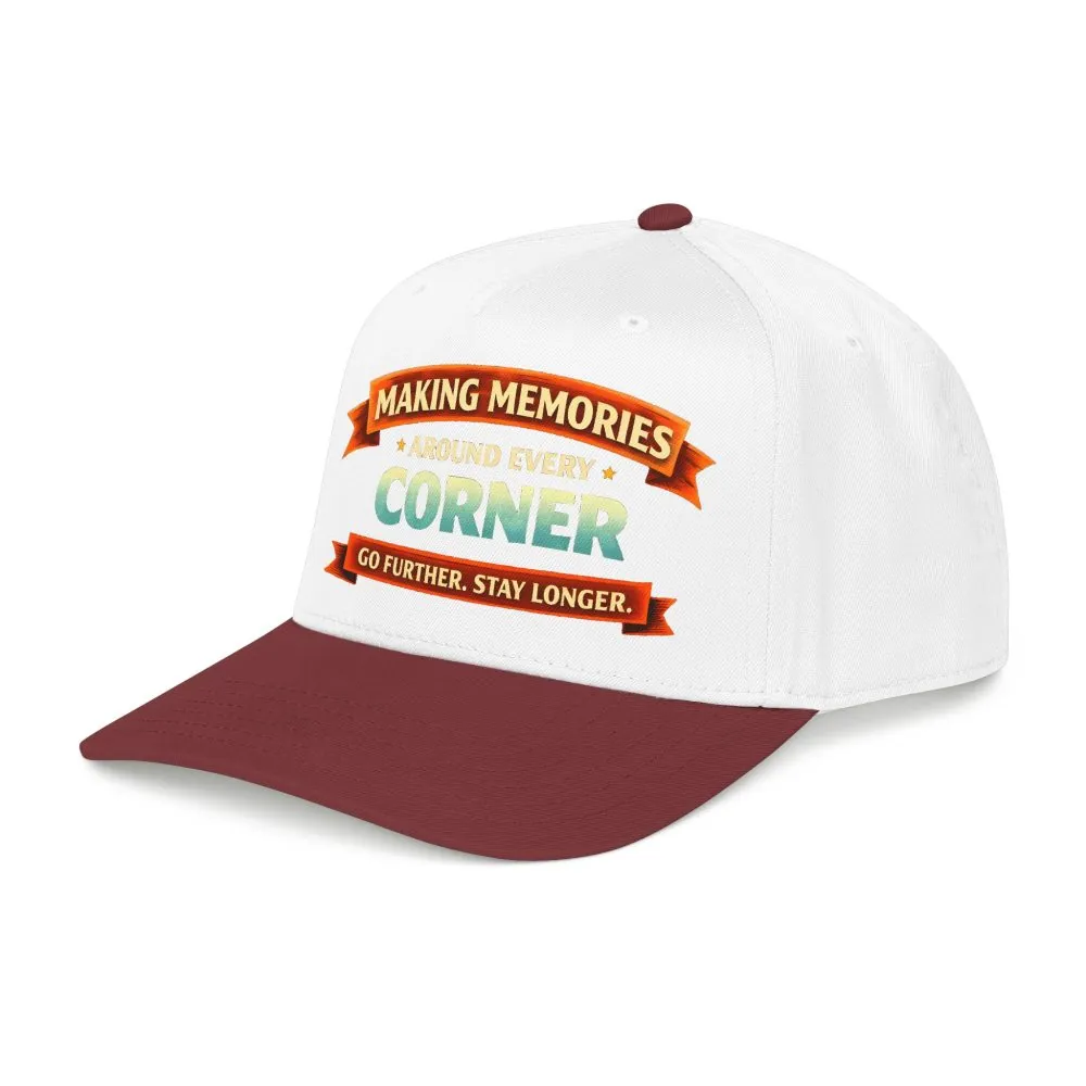 Baseball Cap - "Making Memories Around Every Corner" Design Scenic-Line