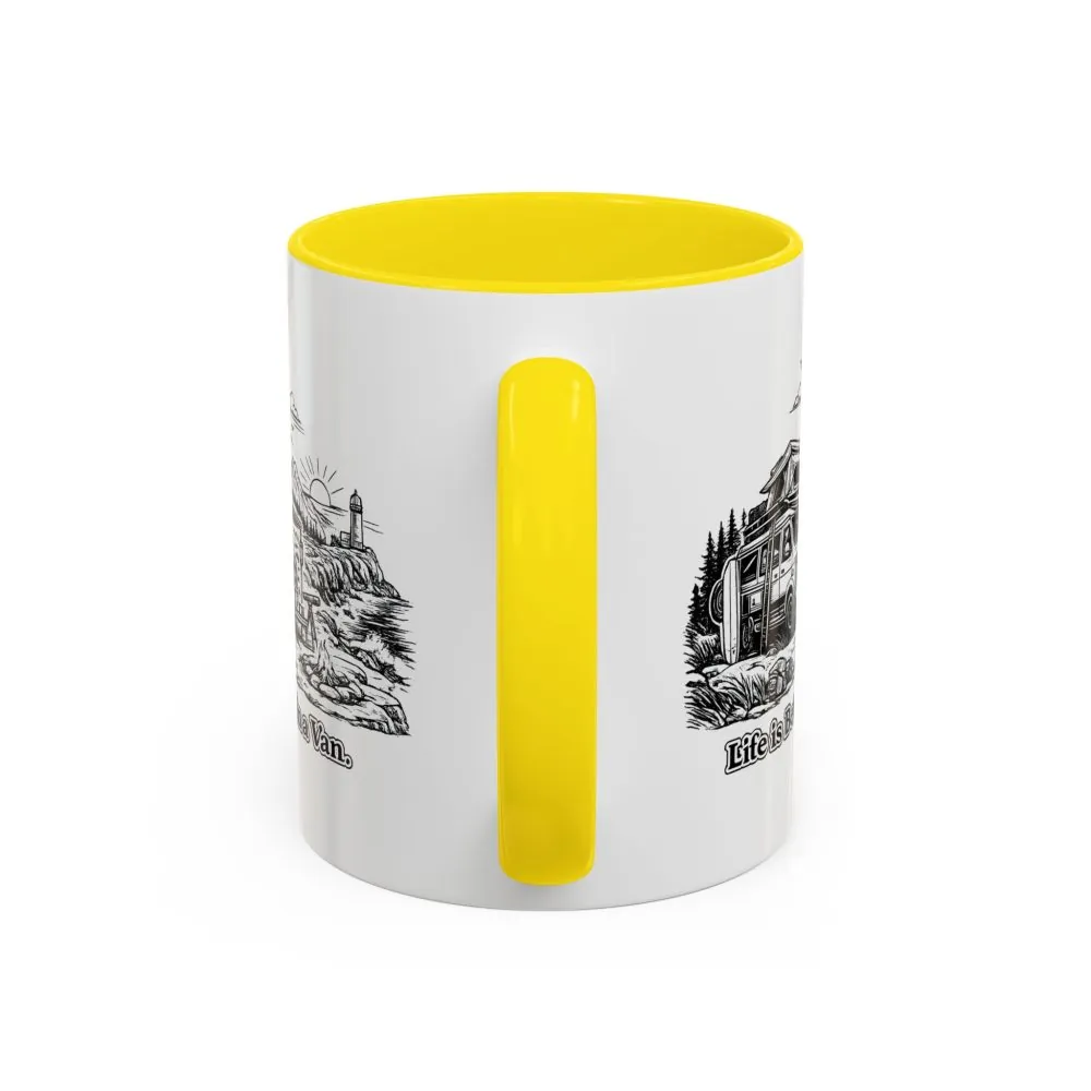 3690107510585282505_2048.jpeg Accent Coffee Mug (11, 15oz) — "Life Is Better In A Van" Design Minimal-Line