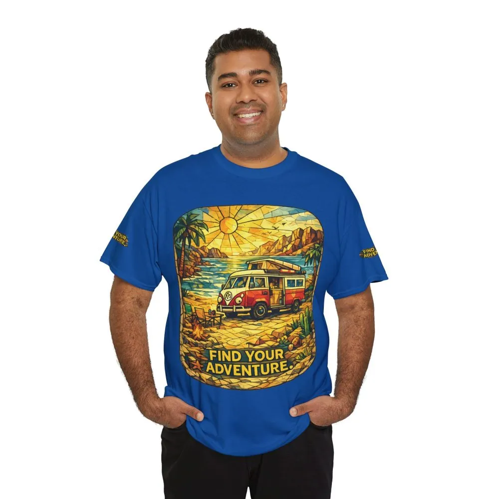 3693228842126303351_2048.jpeg Unisex Heavy Cotton Tee — "Find Your Adventure" Design Cubic-Line