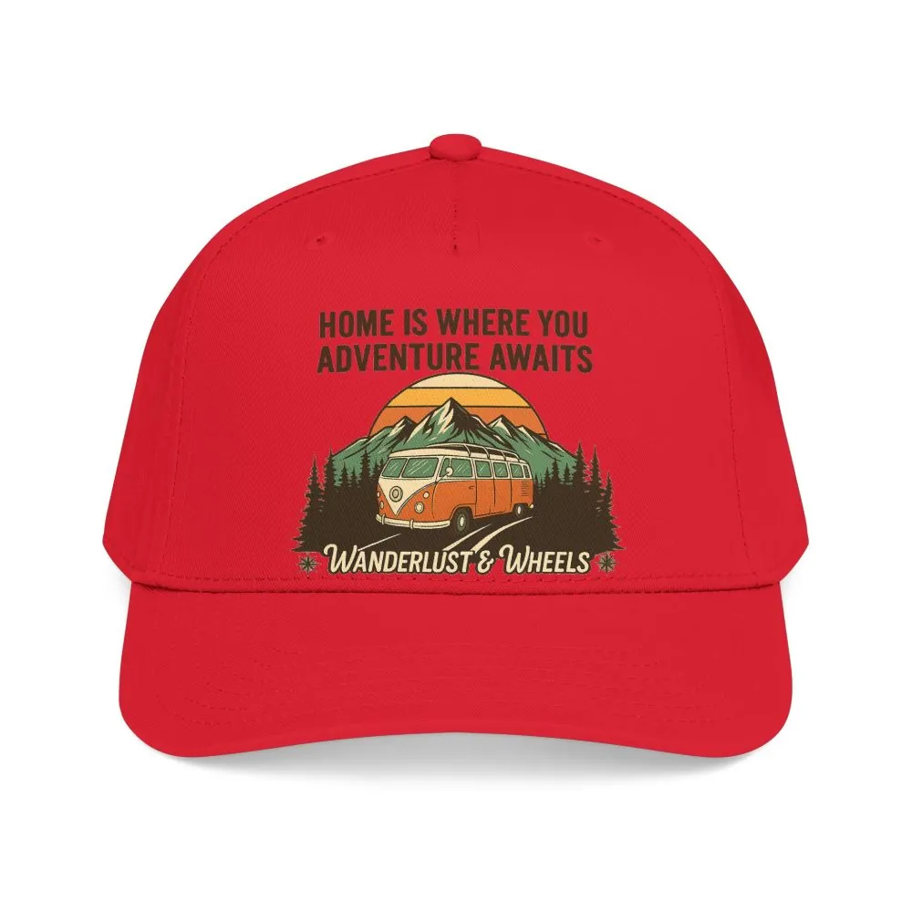 370969605132860062_2048.jpeg Baseball Cap - "Home Is Where You Adventure Awaits" Mid Profile Baseball Cap