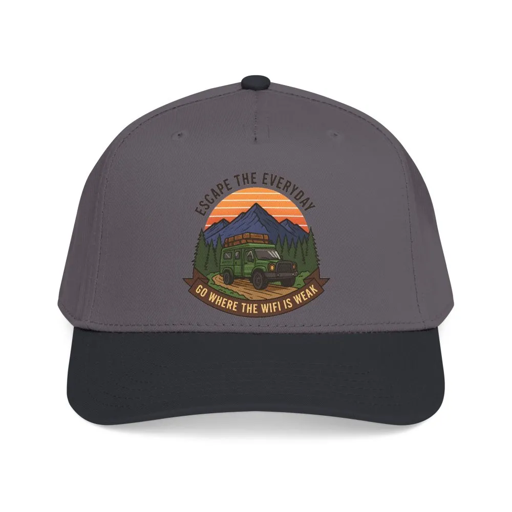 3717240788426105327_2048.jpeg Baseball Cap - 'Escape the Everyday' Off-Road Adventure Hat