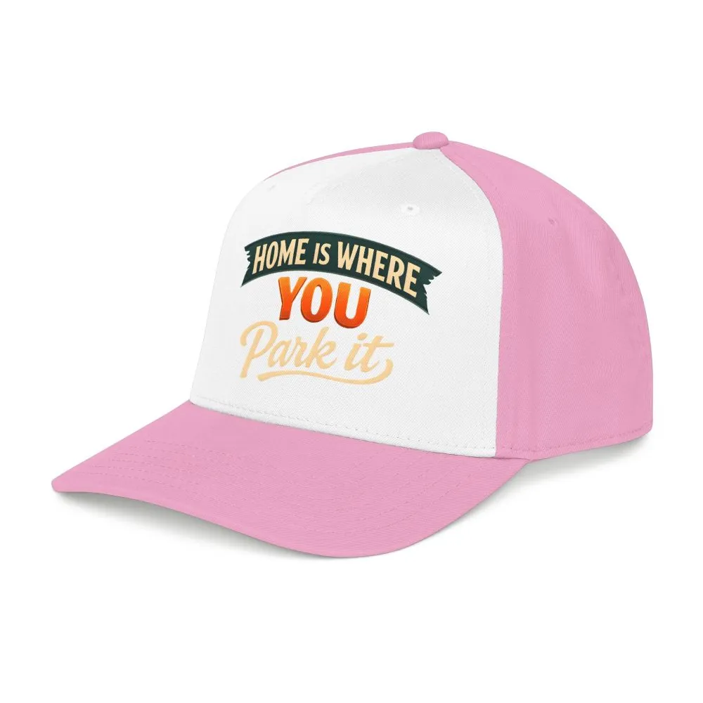 Baseball Cap - "Home Is where You Park It" Design Scenic-Line