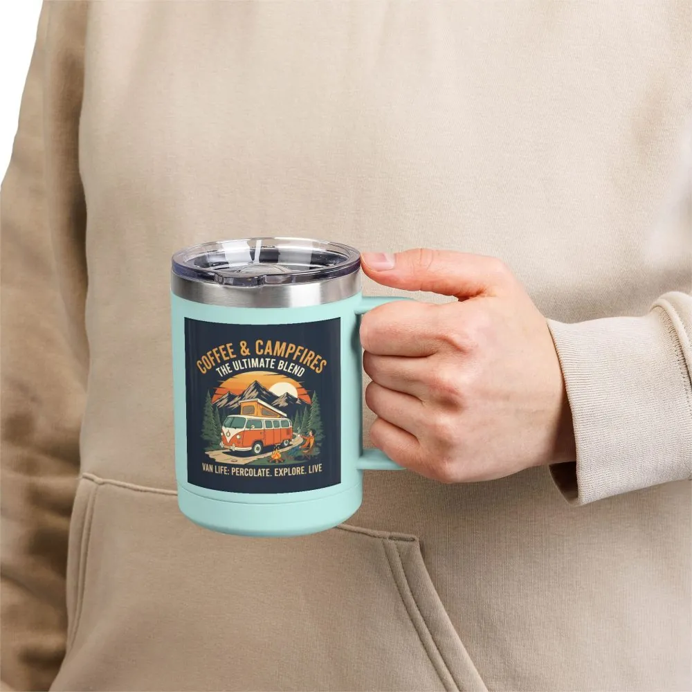 3737548262297837111_2048.jpeg Coffee Mug Tumbler, 15oz — “Coffee & Campfires: The Ultimate Blend”