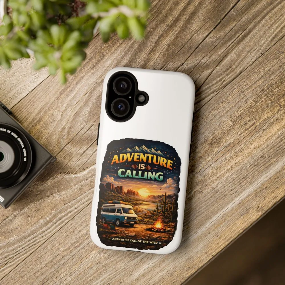 Phone Case — "Adventure Is Calling" (Design Scenic-Line)