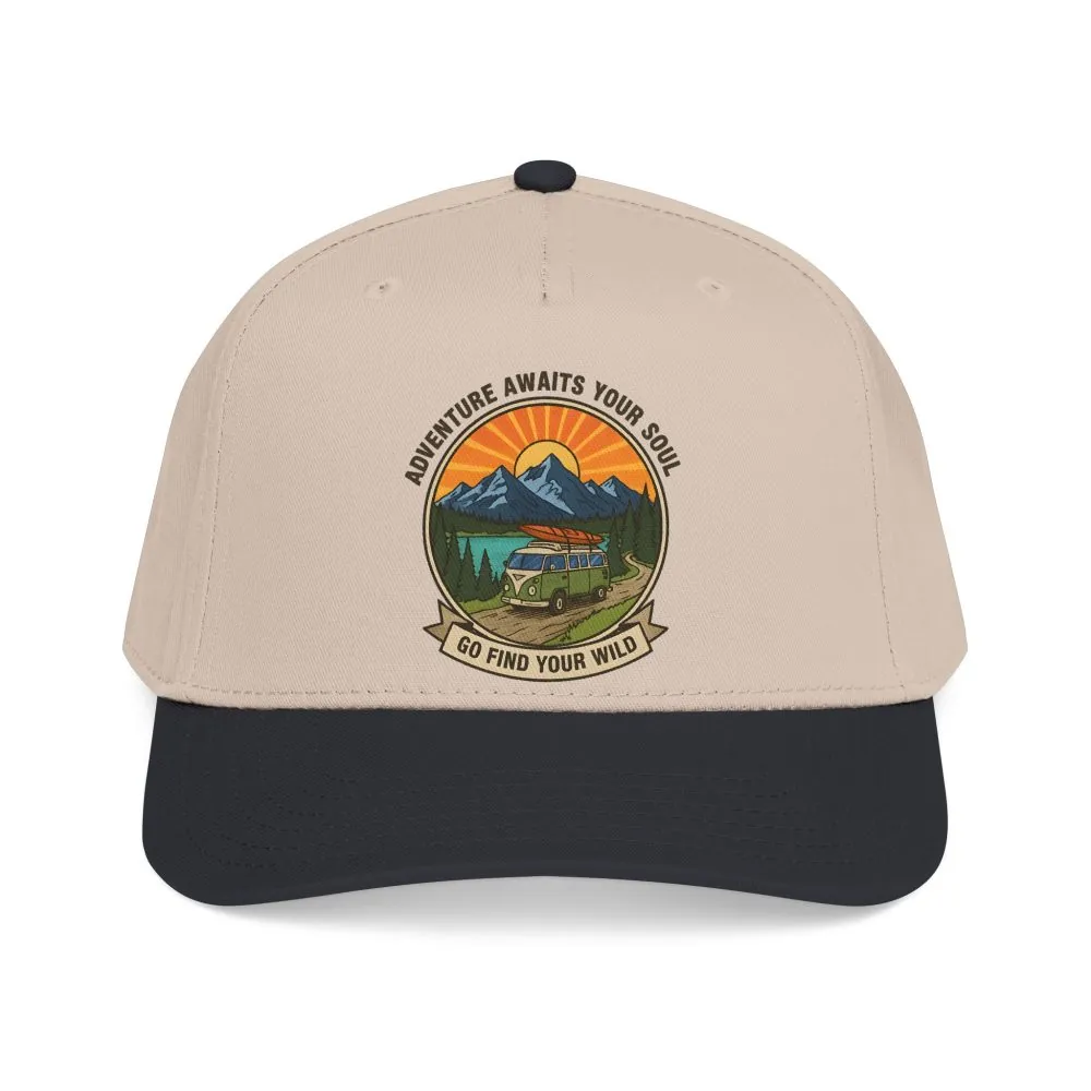 Baseball Cap — "Go Find Your Wild" Outdoor Patch
