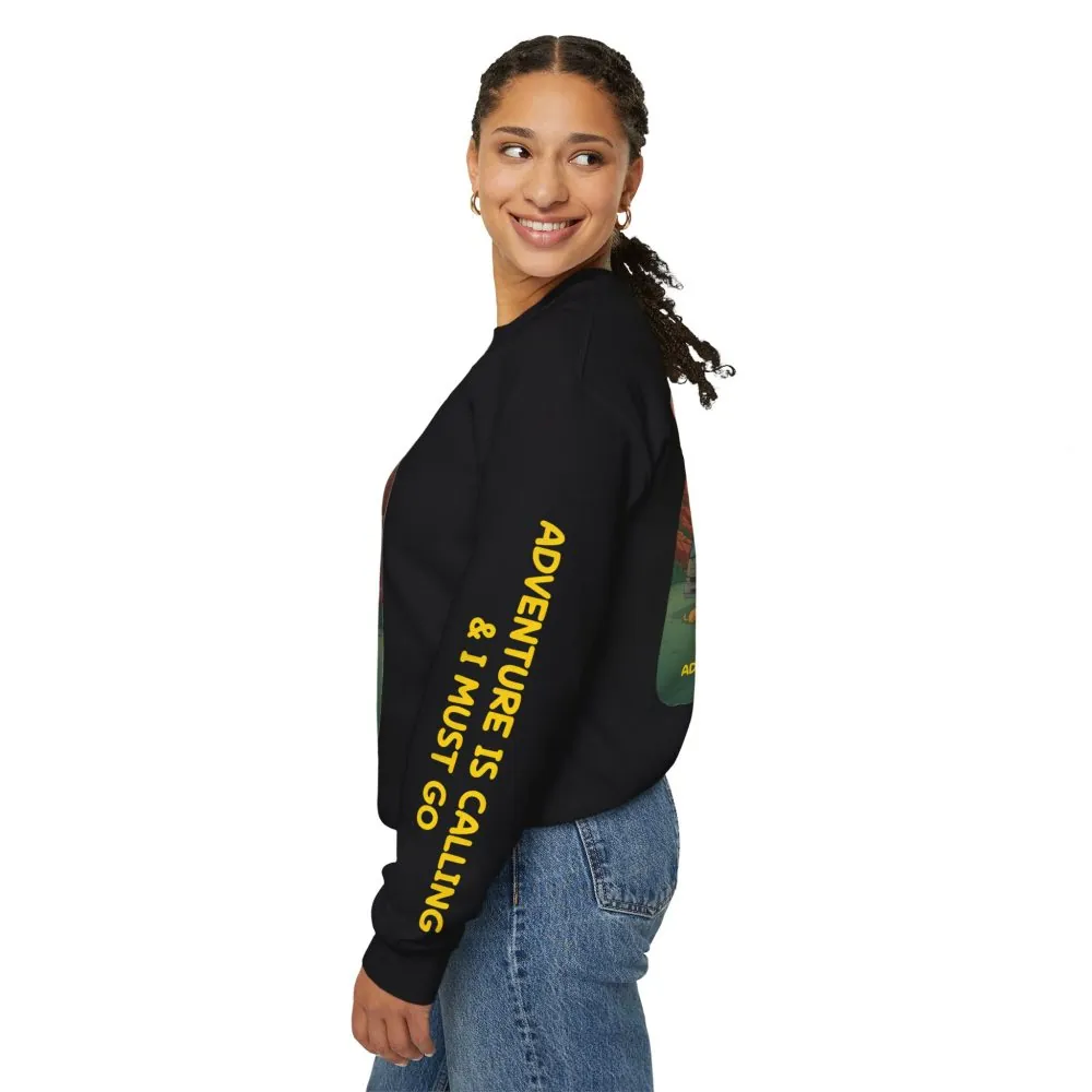 3779757438692043211_2048.jpeg Unisex Heavy Blend™ Crewneck Sweatshirt — "Adventure Is Calling-I Must Go" Design Sitcom-Line