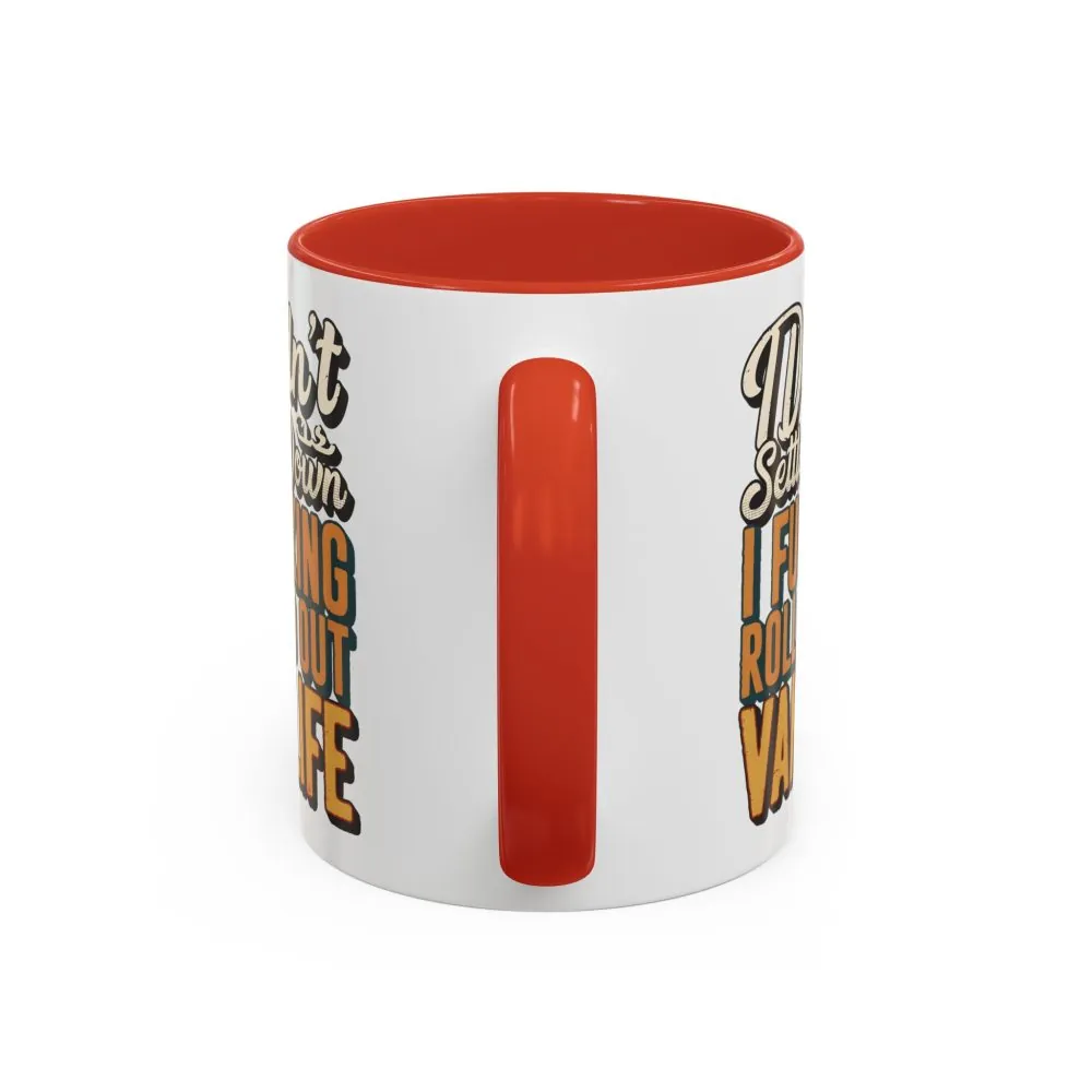 Accent Coffee Mug (11, 15oz) — "Dind´t Settle Down" Design F**K-Line
