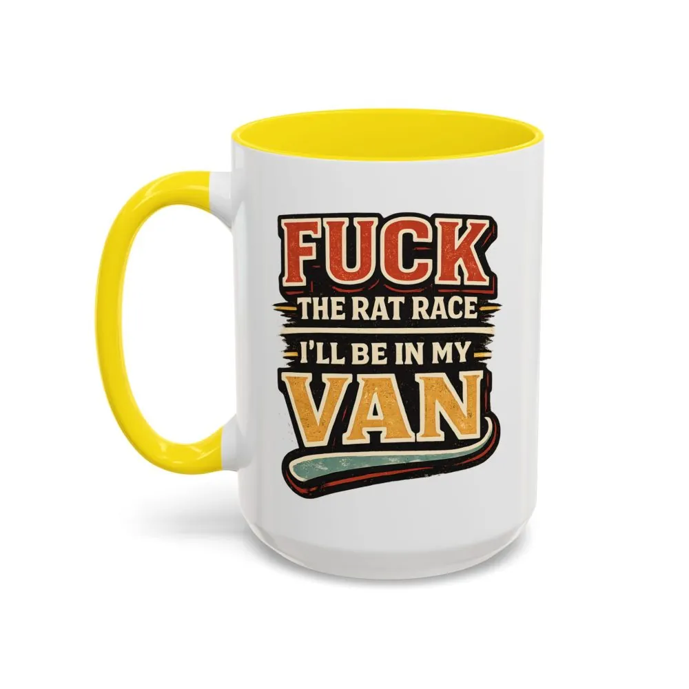 3847450171717064649_2048.jpeg Accent Coffee Mug (11, 15oz) — "Fuck The Rat Race" Design F**K-Line
