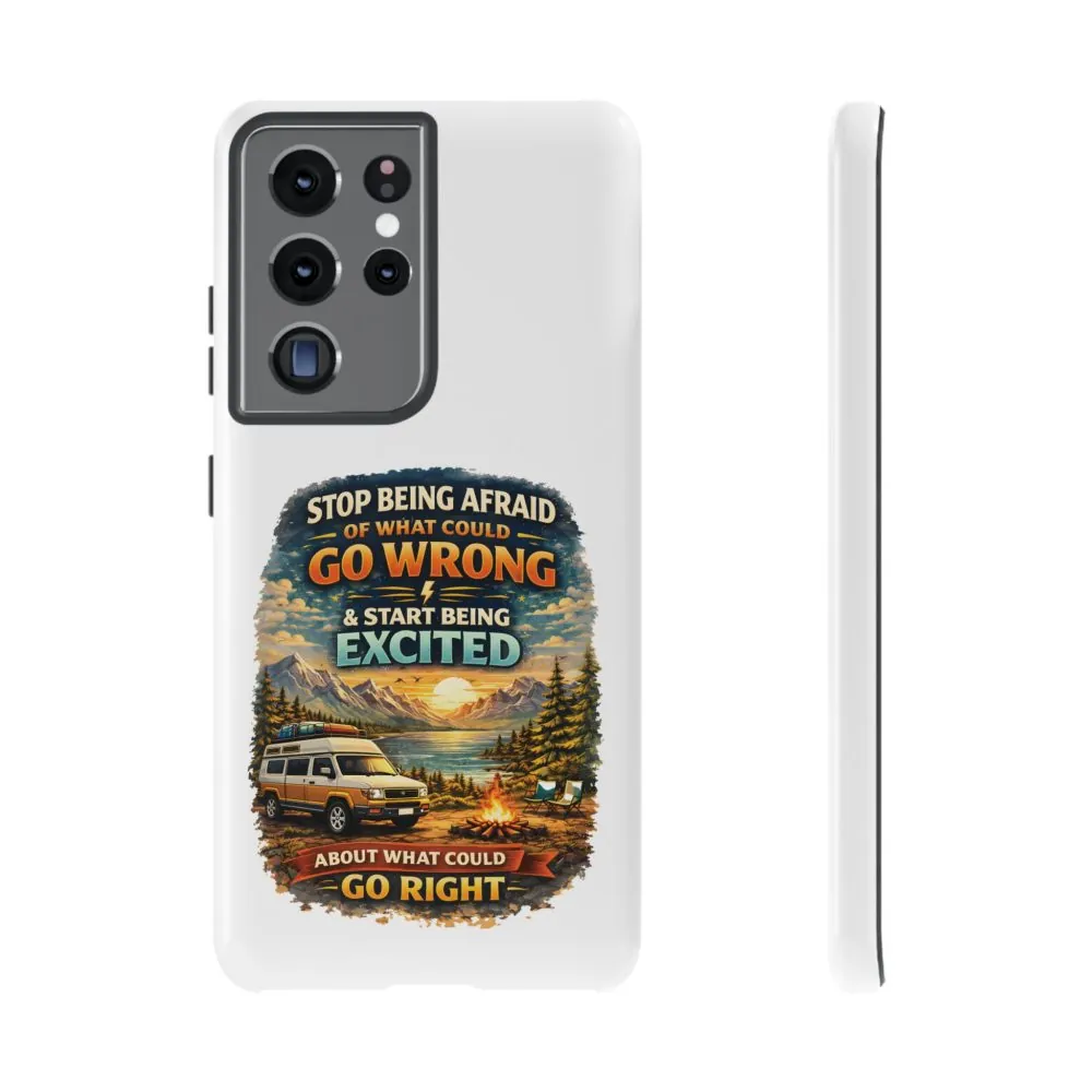 3851318393488849436_2048.jpeg Phone Case — "Stop Being Afraid" (Design Scenic-Line)