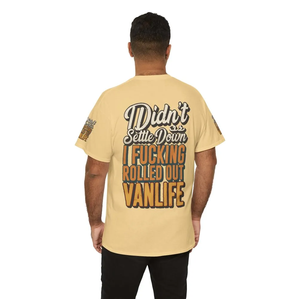 3895414321197909878_2048.jpeg Unisex Heavy Cotton Tee — "Dind´t Settle Down" Design F**K-Line
