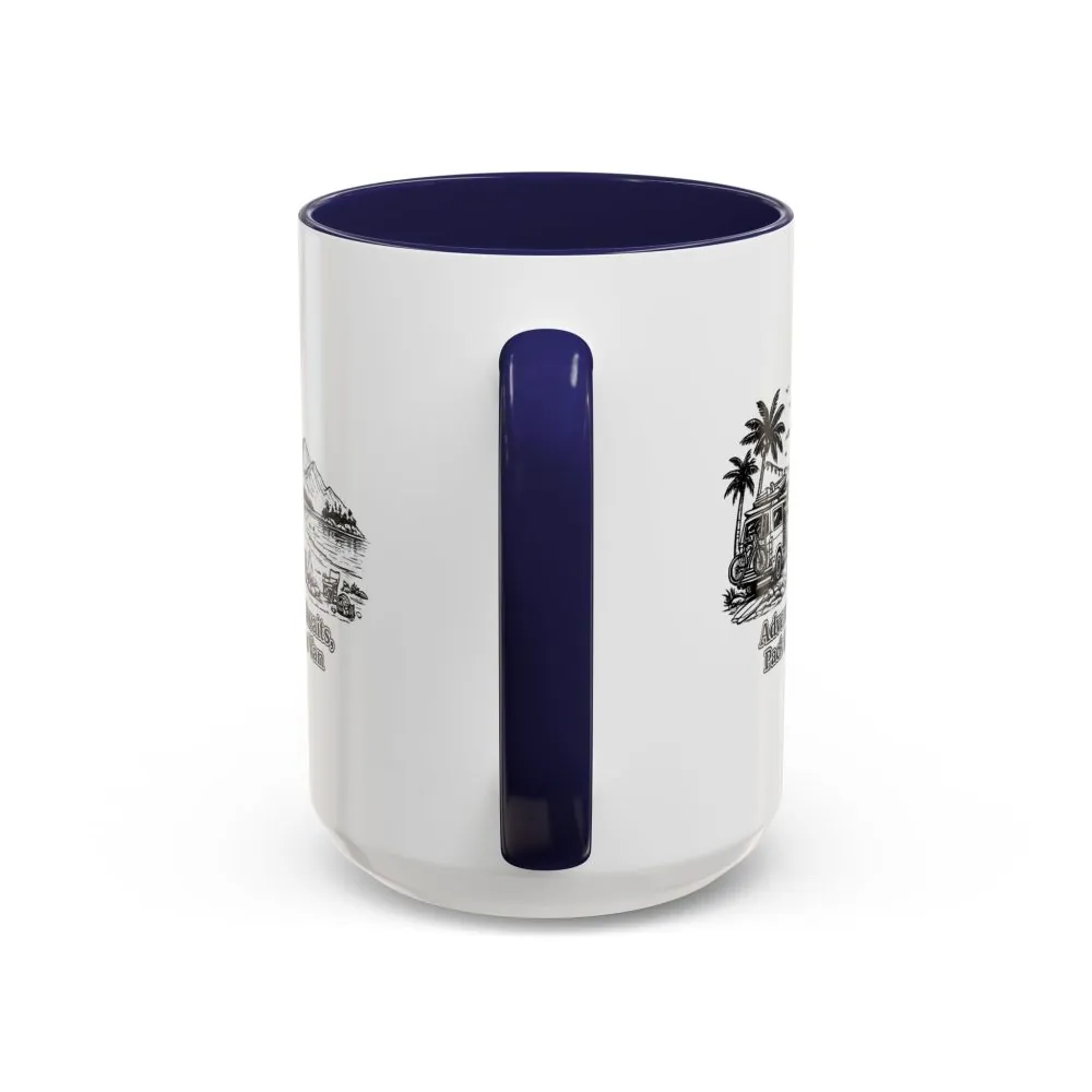 3909940673864565831_2048.jpeg Accent Coffee Mug (11, 15oz) — "Adventure Awaits,Pack Up The Van" Design Minimal-Line