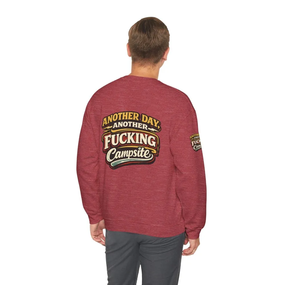 Unisex Heavy Blend™ Crewneck Sweatshirt — "Another Day" Design F**K-Line