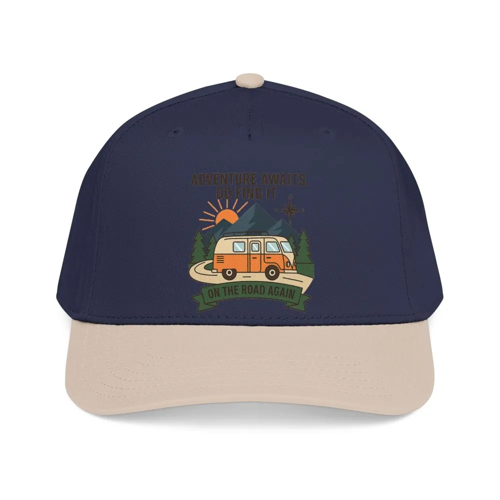 Baseball Cap - "Adventure Awaits" Outdoor Travel Hat
