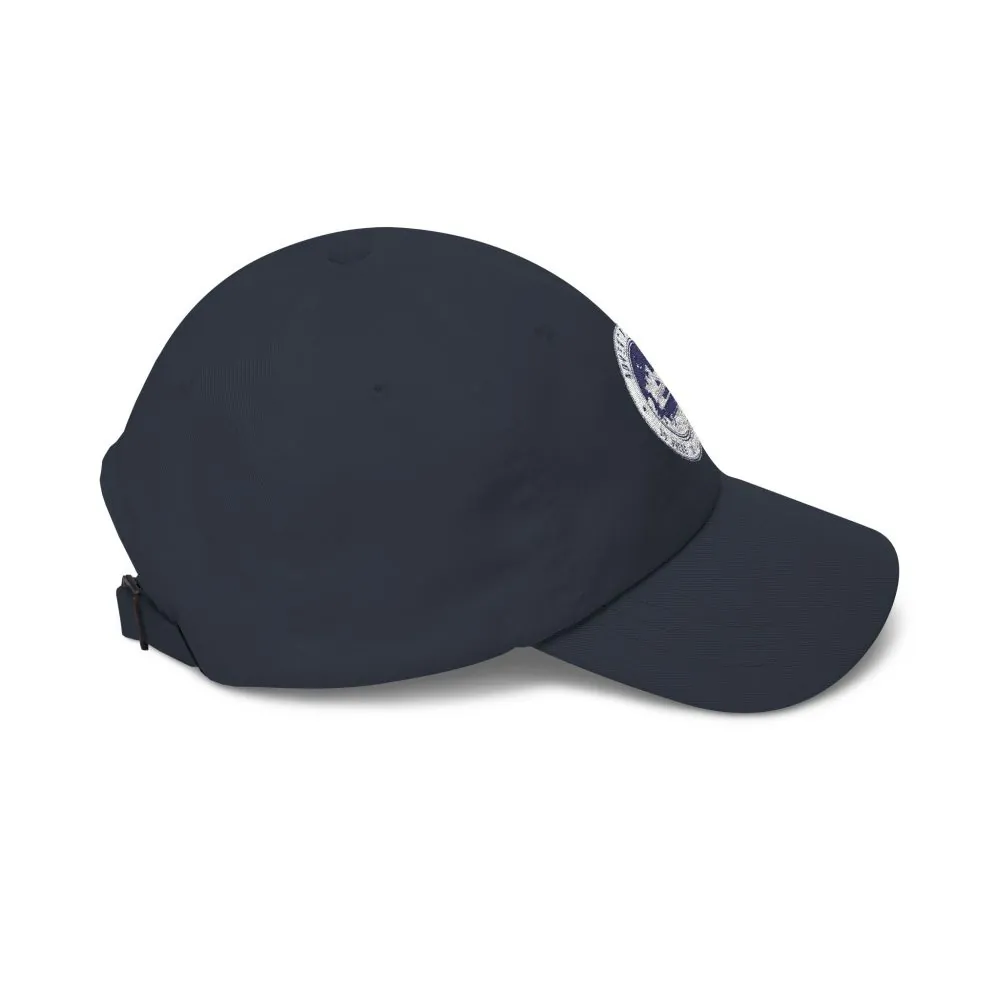 Dad Cap - "Adventure Awaits-Go Where You Feel Most Alive" Vintage National Park Stamp Hat