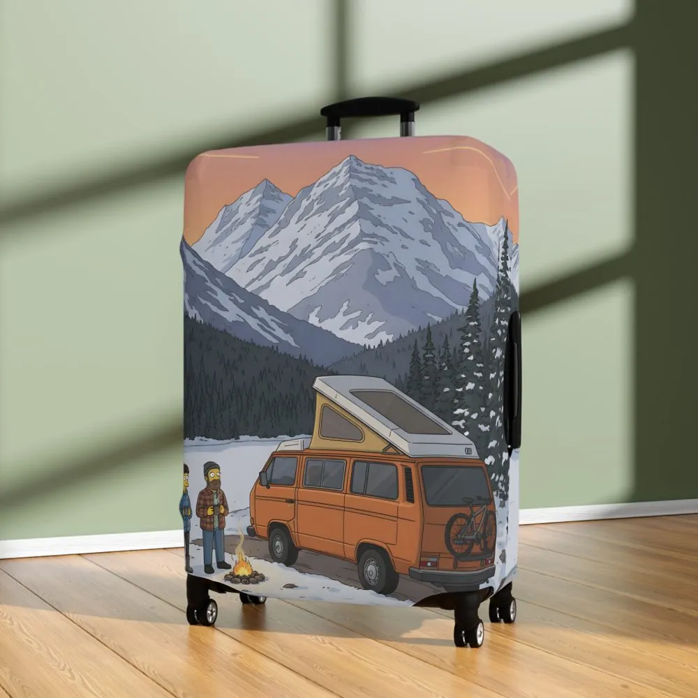 3964120364813099610_2048.jpeg Luggage Cover — Adventure Camper Sketch Travel Suitcase(Design Sitcom-Line)