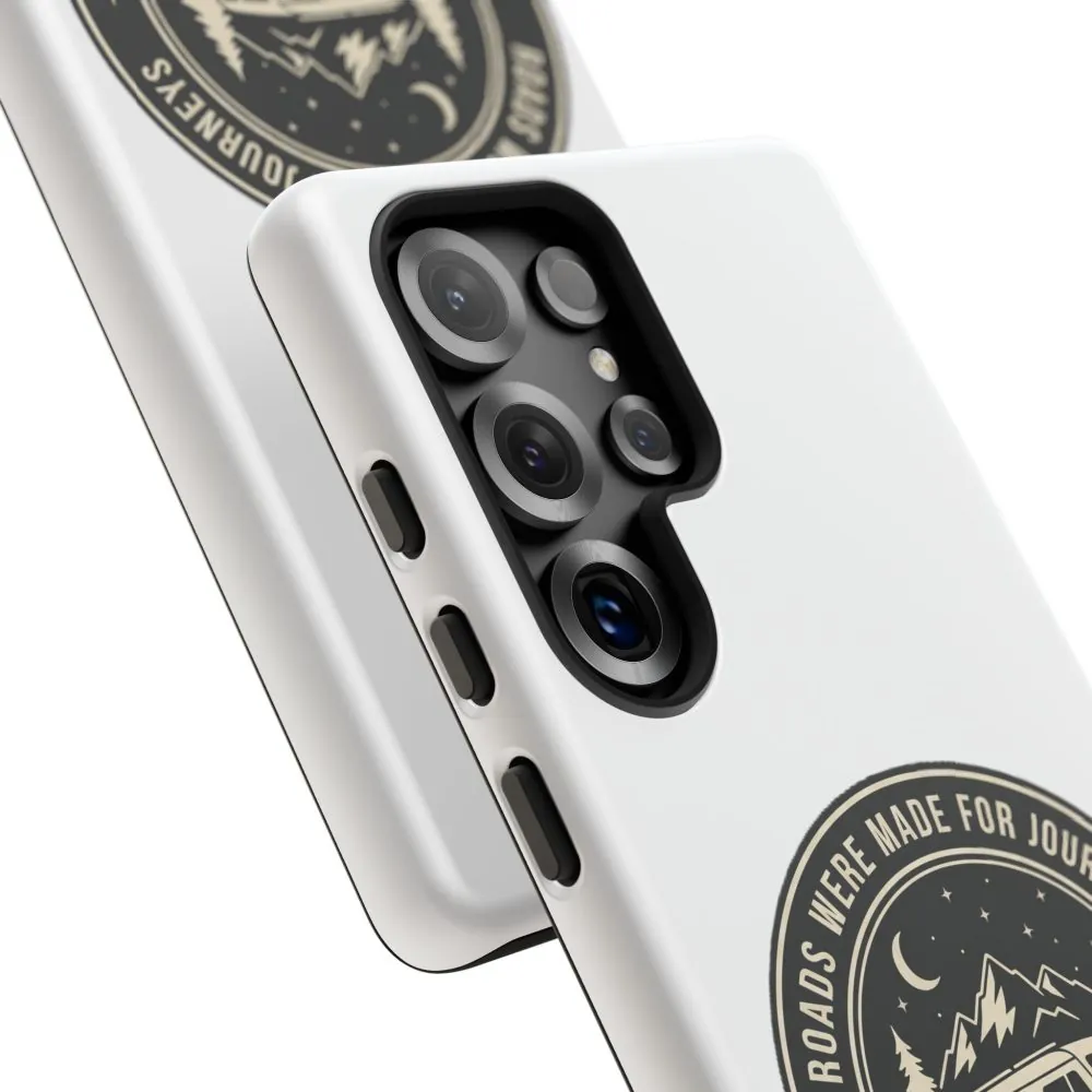 Phone Case — "ROAD WHERE MADE FOR JOURNEYS-NOT DESTINATIONS" Camper Van Design