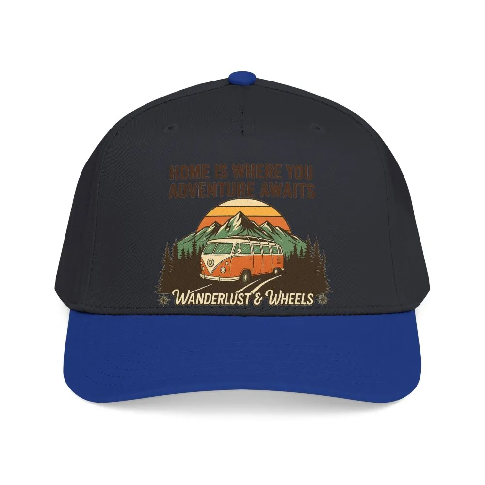 3976247018097093099_2048.jpeg Baseball Cap - "Home Is Where You Adventure Awaits" Mid Profile Baseball Cap